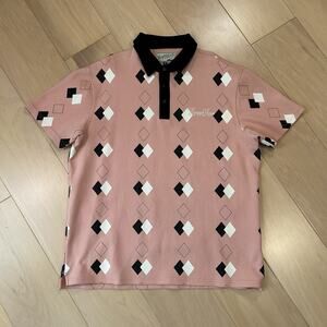 Bogey Boys Diamond Piqué Polo Short Sleeve Men’s XL